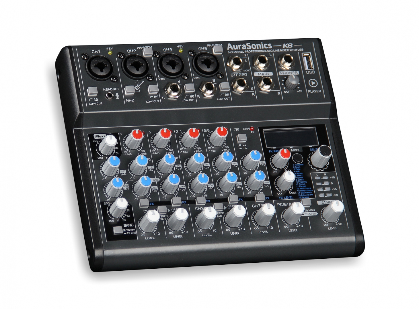 AuraSonics K8 компактный микшерный пульт в Чукотском АО