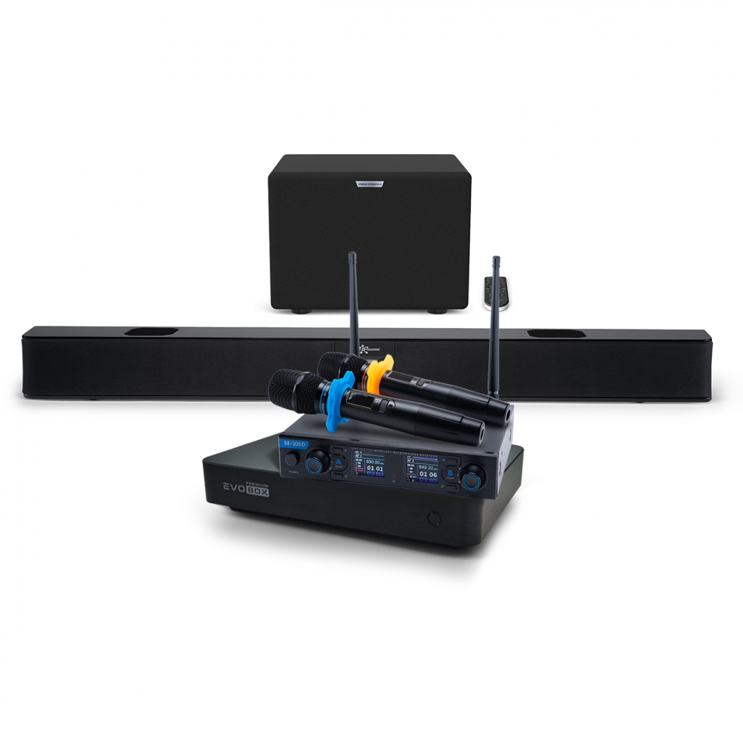 Hi-End караоке-система EVOBOX Premium + EvoSoundBar (саундбар с караоке) в Чукотском АО