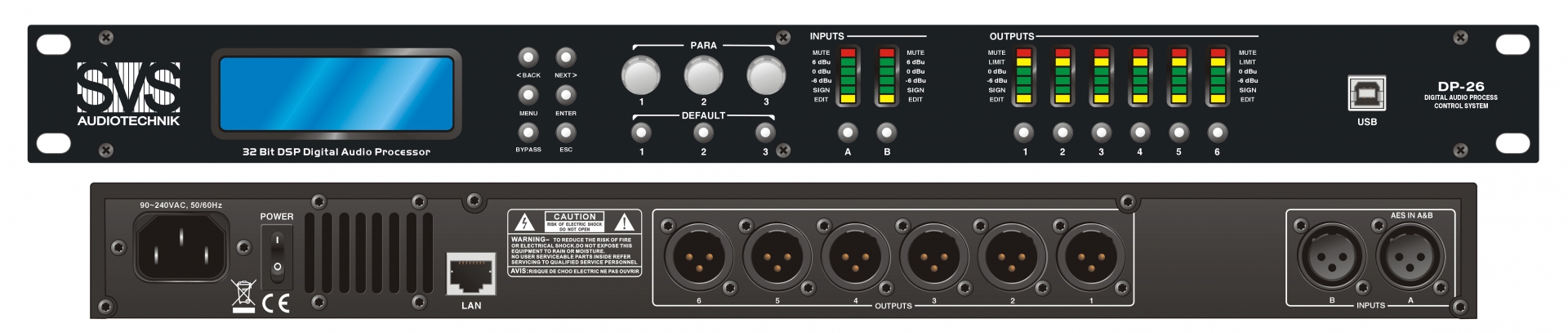 SVS Audiotechnik DP-26 Цифровой процессор: 2 входа 6 выходов в Чукотском АО