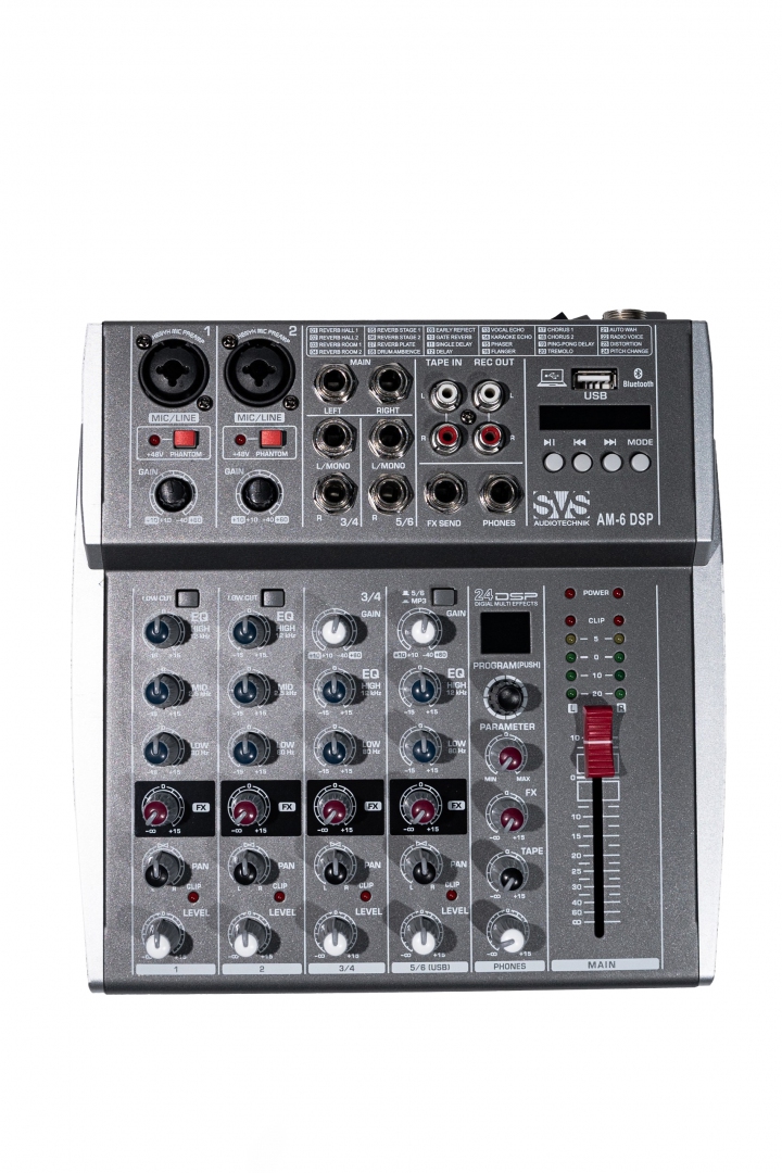 SVS Audiotechnik mixers AM-6 DSP Микшерный пульт аналоговый, 6-канальный SVS Audiotechnik mixers в Чукотском АО